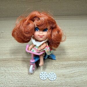 Vintage 1965 Mattel Liddle Kiddles TRIKEY TRIDDLE Doll Outfit And Tricycle Only